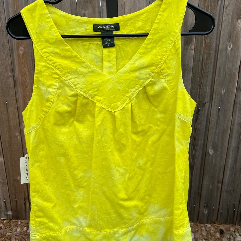 Eddie Bauer Women's Vibrant Yellow Tank Top
